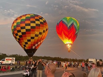 Orange Blossom Ranch is close to the balloon festival.